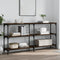 vidaXL Console Table Brown Oak 150x29x75 cm Engineered Wood