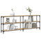 vidaXL Console Table Sonoma Oak 200x29x75 cm Engineered Wood