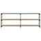 vidaXL Console Table Sonoma Oak 200x29x75 cm Engineered Wood