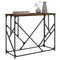 vidaXL Console Table Smoked Oak 100x40x80 cm Engineered Wood