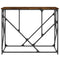 vidaXL Console Table Smoked Oak 100x40x80 cm Engineered Wood