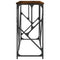 vidaXL Console Table Smoked Oak 100x40x80 cm Engineered Wood