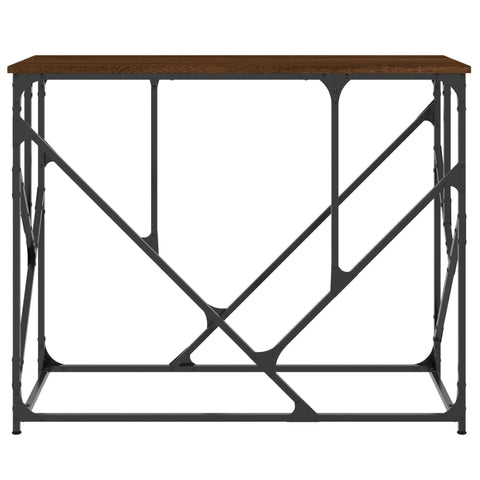 vidaXL Console Table Brown Oak 100x40x80 cm Engineered Wood