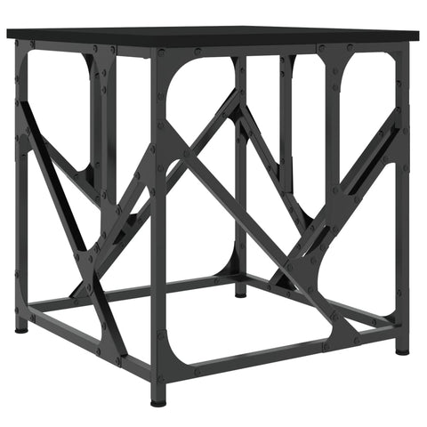 vidaXL Coffee Table Black 45x45x47.5 cm Engineered Wood