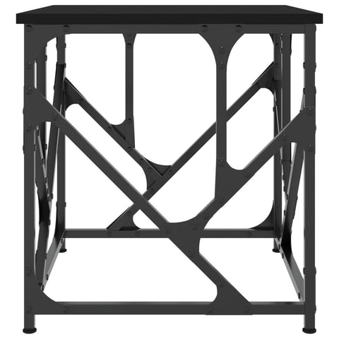 vidaXL Coffee Table Black 45x45x47.5 cm Engineered Wood