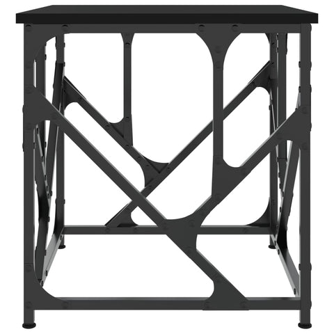 vidaXL Coffee Table Black 45x45x47.5 cm Engineered Wood