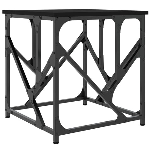 vidaXL Coffee Table Black 45x45x47.5 cm Engineered Wood