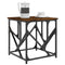 vidaXL Coffee Table Smoked Oak 45x45x47.5 cm Engineered Wood