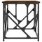 vidaXL Coffee Table Brown Oak 45x45x47.5 cm Engineered Wood