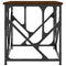 vidaXL Coffee Table Brown Oak 45x45x47.5 cm Engineered Wood