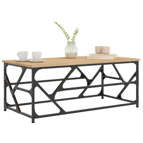 vidaXL Coffee Table Sonoma Oak 100x50x40 cm Engineered Wood