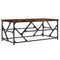 vidaXL Coffee Table Smoked Oak 100x50x40 cm Engineered Wood