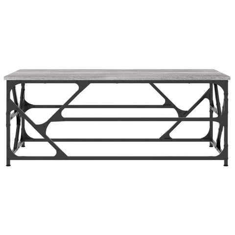 vidaXL Coffee Table Grey Sonoma 100x50x40 cm Engineered Wood