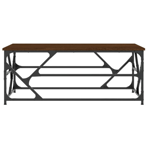 vidaXL Coffee Table Brown Oak 100x50x40 cm Engineered Wood