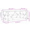 vidaXL Coffee Table Brown Oak 100x50x40 cm Engineered Wood