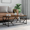 vidaXL Coffee Table Brown Oak 100x50x40 cm Engineered Wood