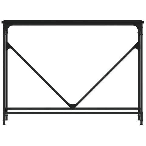 vidaXL Console Table Black 102x22.5x75 cm Engineered Wood