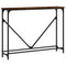 vidaXL Console Table Smoked Oak 102x22.5x75 cm Engineered Wood