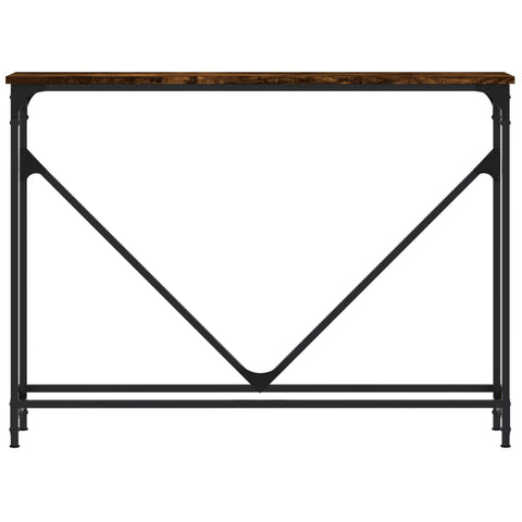 vidaXL Console Table Smoked Oak 102x22.5x75 cm Engineered Wood