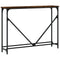 vidaXL Console Table Smoked Oak 102x22.5x75 cm Engineered Wood