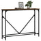 vidaXL Console Table Brown Oak 102x22.5x75 cm Engineered Wood