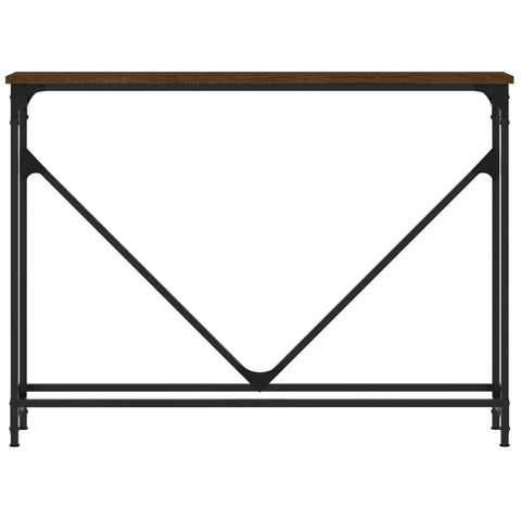 vidaXL Console Table Brown Oak 102x22.5x75 cm Engineered Wood
