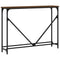 vidaXL Console Table Brown Oak 102x22.5x75 cm Engineered Wood