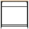 vidaXL Console Table Sonoma Oak 75x19.5x75 cm Engineered Wood