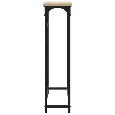vidaXL Console Table Sonoma Oak 75x19.5x75 cm Engineered Wood