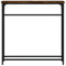 vidaXL Console Table Smoked Oak 75x19.5x75 cm Engineered Wood