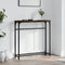 vidaXL Console Table Smoked Oak 75x19.5x75 cm Engineered Wood