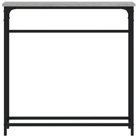 vidaXL Console Table Grey Sonoma 75x19.5x75 cm Engineered Wood