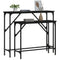 vidaXL Console Tables 2 pcs Black Engineered Wood