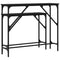 vidaXL Console Tables 2 pcs Black Engineered Wood