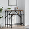 vidaXL Console Tables 2 pcs Brown Oak Engineered Wood