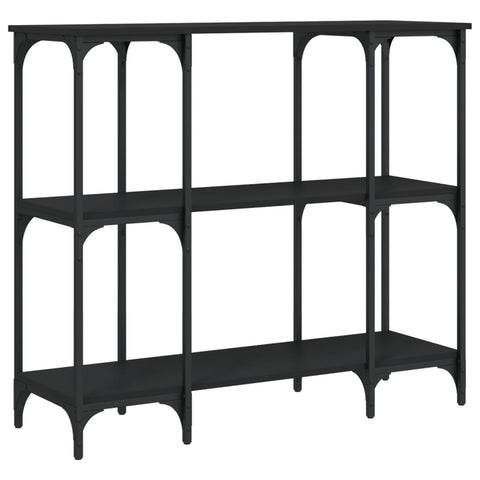 vidaXL Console Table Black 102x35x90 cm Engineered Wood