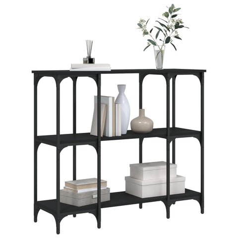 vidaXL Console Table Black 102x35x90 cm Engineered Wood