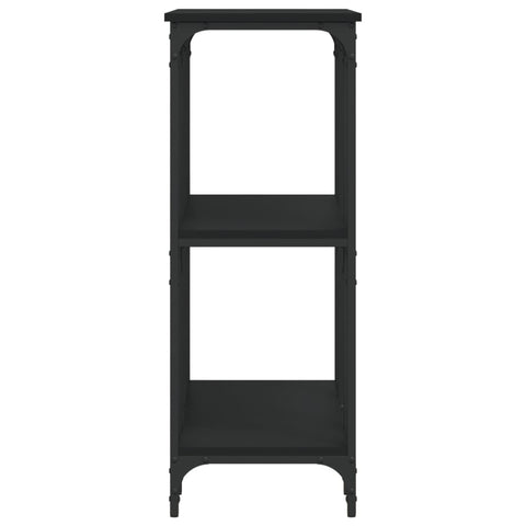 vidaXL Console Table Black 102x35x90 cm Engineered Wood