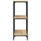 vidaXL Console Table Sonoma Oak 102x35x90 cm Engineered Wood