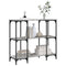 vidaXL Console Table Grey Sonoma 102x35x90 cm Engineered Wood