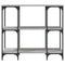 vidaXL Console Table Grey Sonoma 102x35x90 cm Engineered Wood