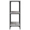 vidaXL Console Table Grey Sonoma 102x35x90 cm Engineered Wood