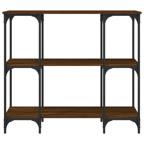 vidaXL Console Table Brown Oak 102x35x90 cm Engineered Wood