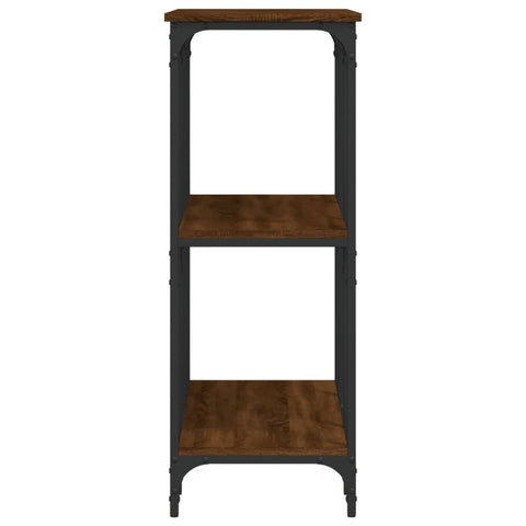 vidaXL Console Table Brown Oak 102x35x90 cm Engineered Wood