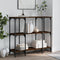 vidaXL Console Table Brown Oak 102x35x90 cm Engineered Wood