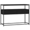 vidaXL Console Table Black 100x40x75 cm Engineered Wood