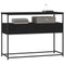 vidaXL Console Table Black 100x40x75 cm Engineered Wood