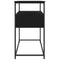 vidaXL Console Table Black 100x40x75 cm Engineered Wood