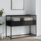 vidaXL Console Table Black 100x40x75 cm Engineered Wood