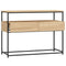 vidaXL Console Table Sonoma Oak 100x40x75 cm Engineered Wood